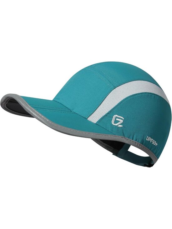〽️Women Turquoise Reflective Folding Hat Design UPF 50+ Sun Protection Sport Hat main image 6